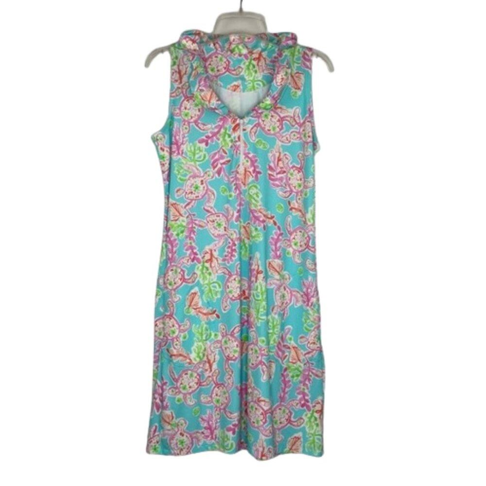 G Lifestyle turtle cove sea foam sleeveless coastal dress size Small